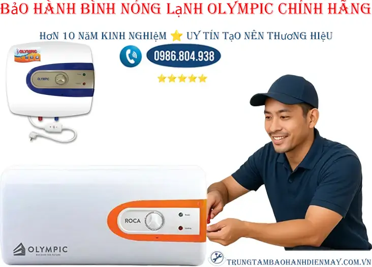 Bảo hành bình nóng lạnh Olympic tại Hà Nội