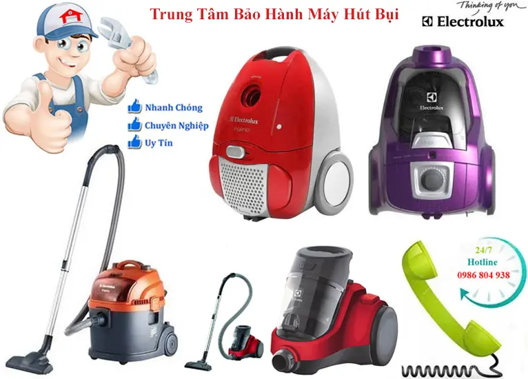 Trung tâm bảo hành máy hút bụi Electrolux tại Hà Nội
