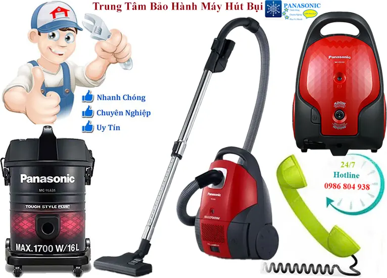 Trung tâm bảo hành máy hút bụi Panasonic tại Hà Nội