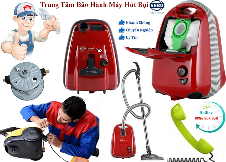 Bảo hành máy hút bụi Sebo chính hãng tại Hà Nội