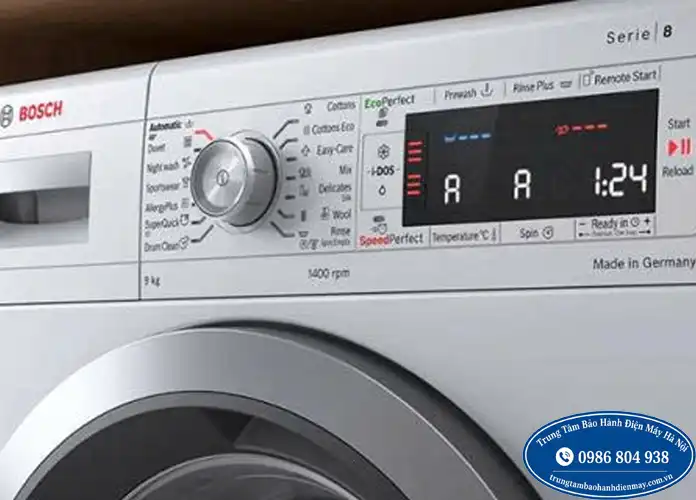 Máy giặt Bosch nháy đèn báo lỗi