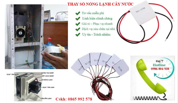 Thay Chip So Lanh Cay Nuoc Nong Lanh