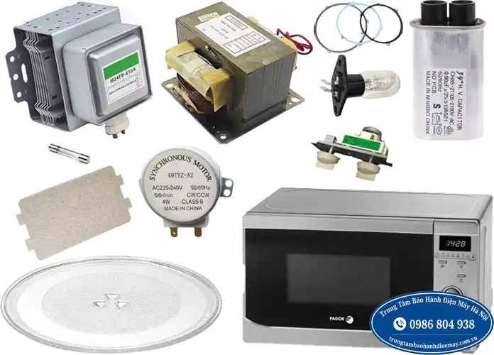 Thay linh kiện lò vi sóng Fagor không nóng tại Hà Nội