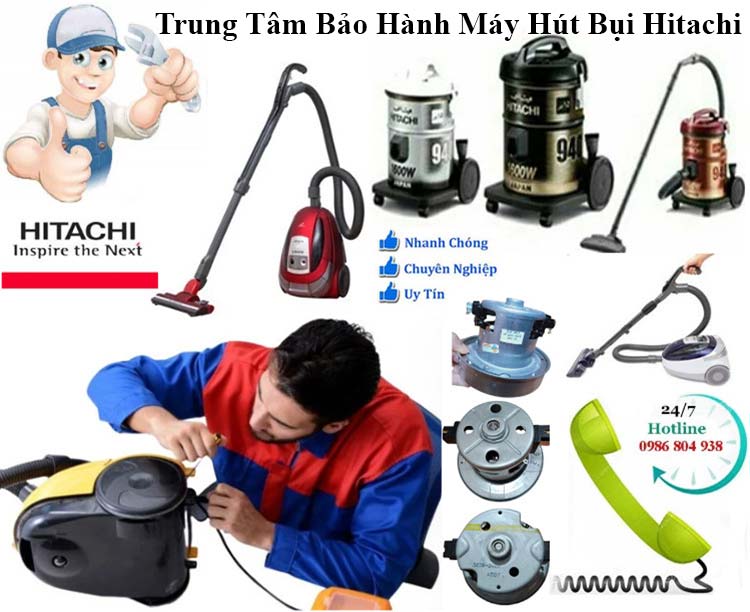 Bao hanh may hut bui Hitachi