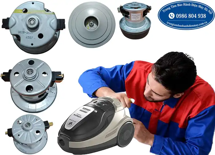 Kiểm tra motor máy hút bụi Hitachi tại Ba Đình