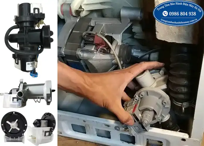 Thay bơm xả máy giặt LG tại Hà Nội