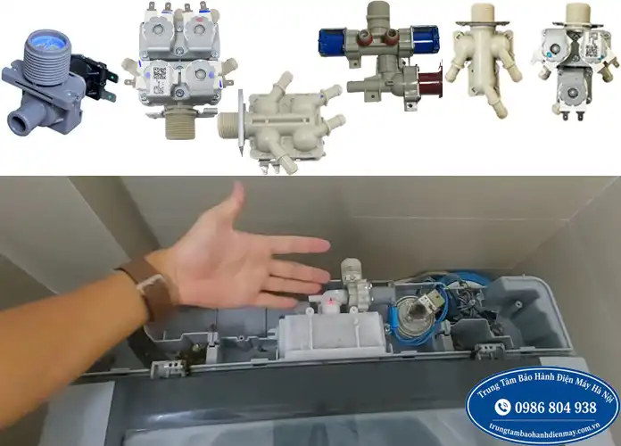 Thay van cấp nước máy giặt LG tại Hà Nội