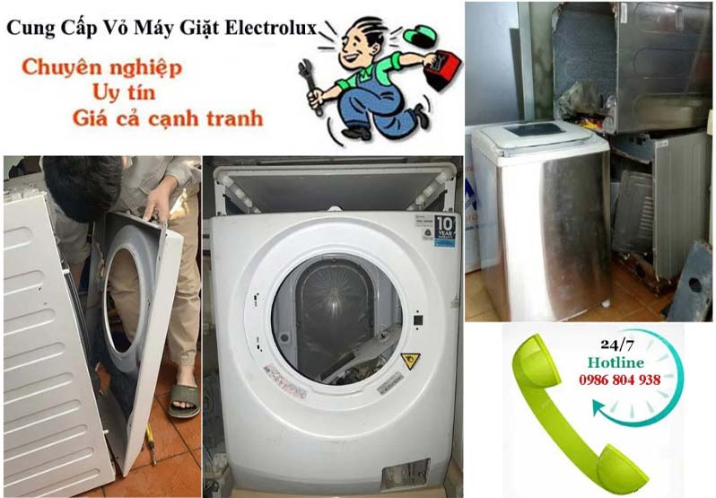 Nhận Cạp Vá Tân Trang Vỏ Máy Giặt Electrolux
