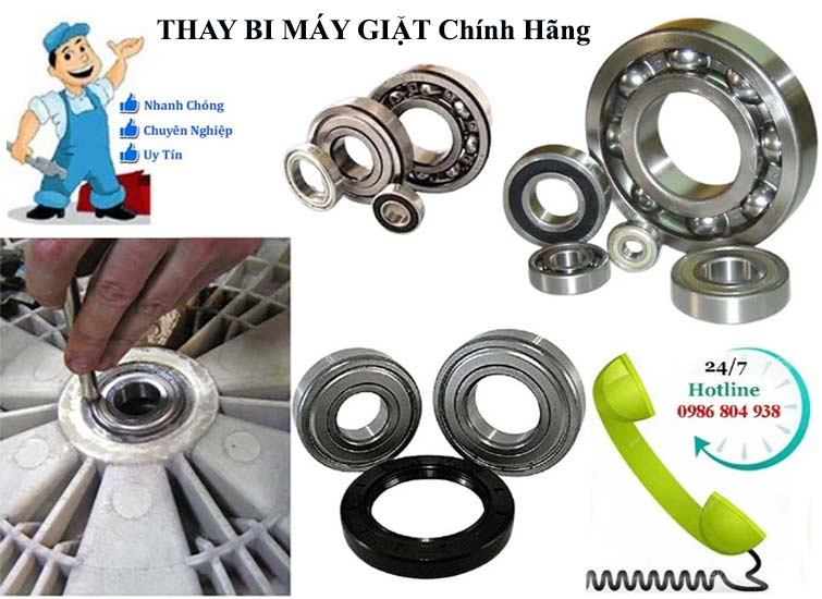 Thay Bi May Giat chinh hang
