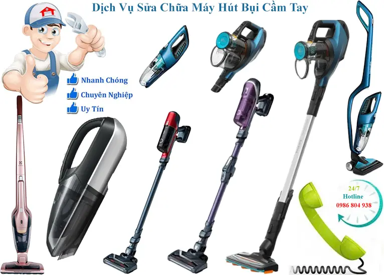 Sửa máy hút bụi cầm tay tại nhà uy tín nhất Hà Nội