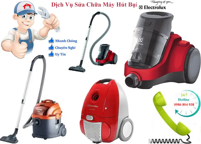 Sửa máy hút bụi Electrolux tại nhà Hà Nội