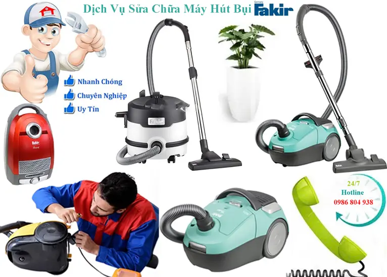 Dịch vụ sửa chữa máy hút bụi Fakir uy tín nhất tại Hà Nội