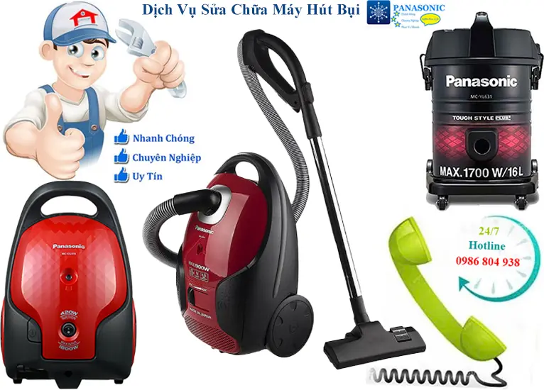 Trung tâm sửa chữa máy hút bụi Panasonic tại Hà Nội