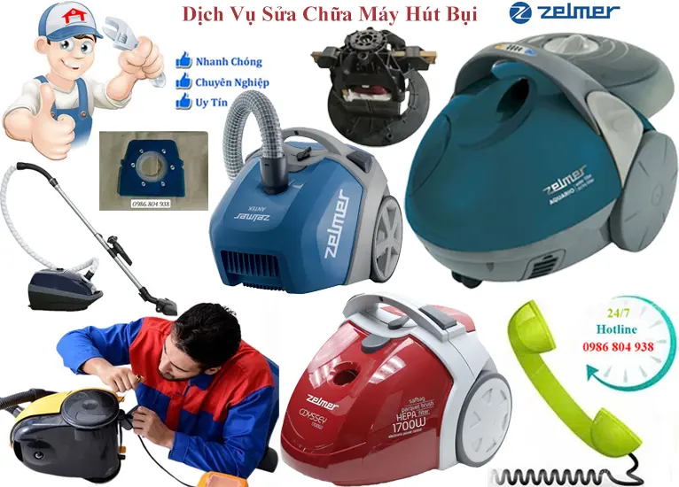 Dịch vụ sửa máy hút bụi Zelmer tại Hà Nội uy tín