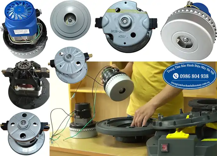 Kiểm tra motor máy hút bụi Panasonic có mùi khét