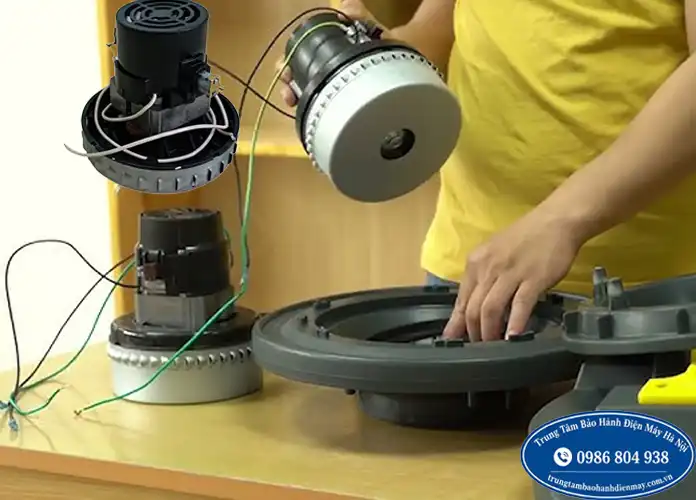 Thay motor máy hút bụi HiClean tại Hà Nội