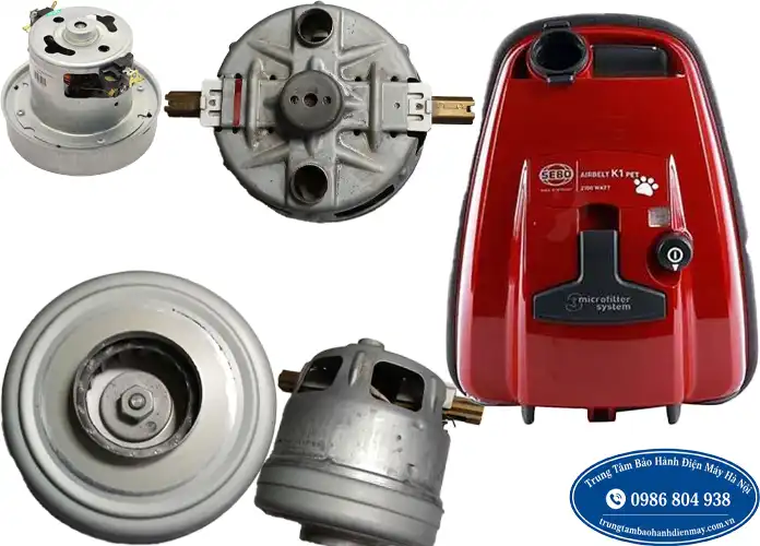 Thay motor máy hút bụi Sebo tại Hà Nội