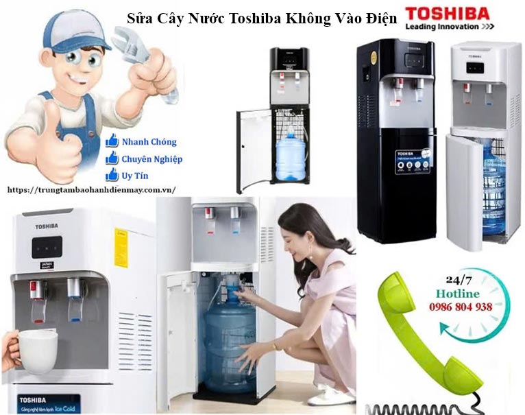 Sua Cay Nuoc Toshiba Khong Vao Dien