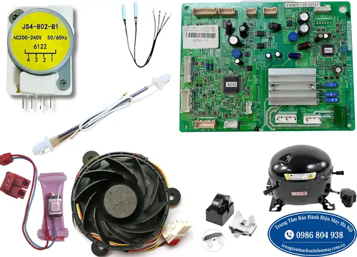Thay linh kiện tủ lạnh Toshiba tại Hà Nội