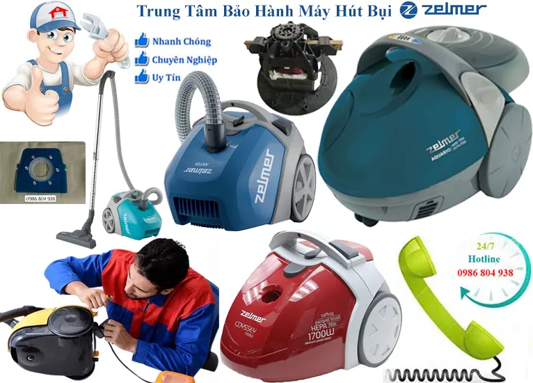 Bảo hành máy hút bụi Zelmer tại Hà Nội