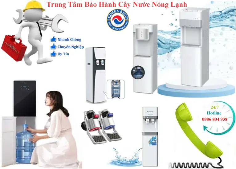  Bảo hành cây nước nóng lạnh Korea King tại Hà Nội