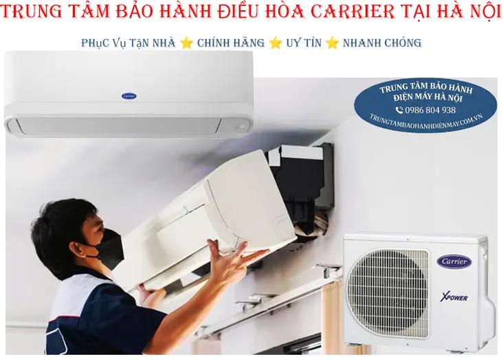 Kiểm tra và sửa chữa rò rỉ điều hòa Carrier