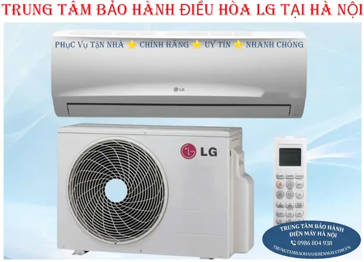 Trung tâm bảo hành và nạp gas điều hòa LG tại Hà Nội