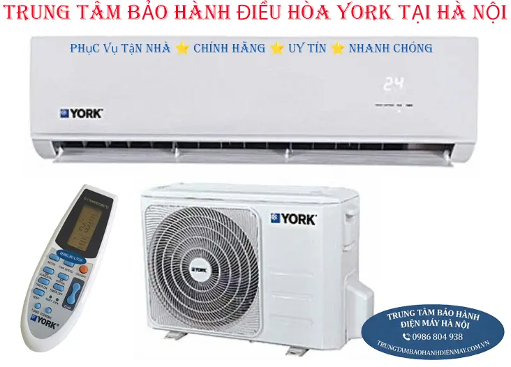 Trung tâm bảo hành điều hòa York chính hãng tại Hà Nội