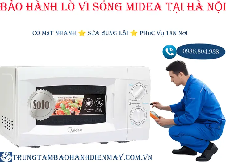 Bảo hành lò vi sóng Midea tại Hà Nội
