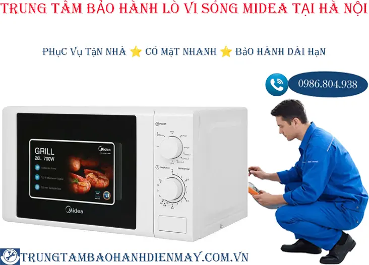 Trung tâm bảo hành lò vi sóng Midea tại Hà Nội