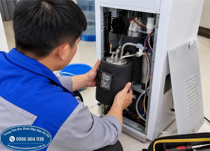 Thay bầu đun cây nước FujiE tại Hà Nội