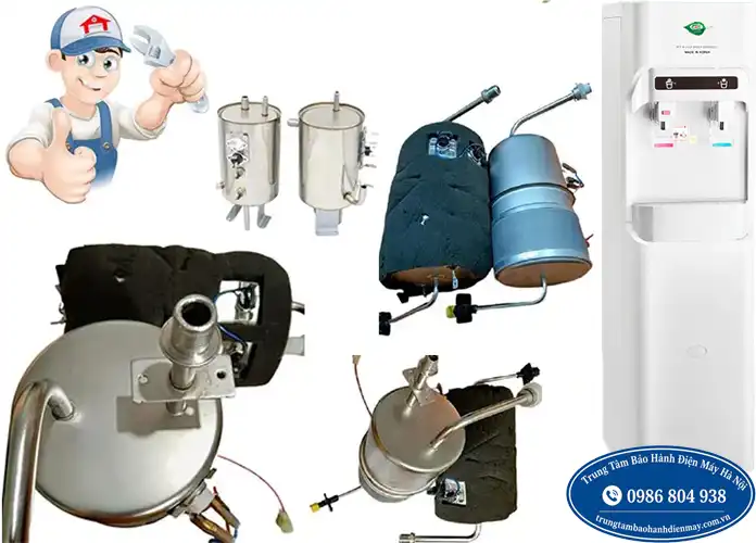 Kiểm tra bầu đun nóng cây nước CNC tại Hà Nội