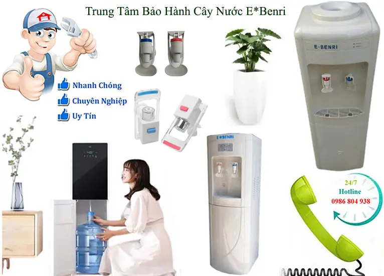 Sửa cây nước nóng lạnh E*Benri tại Hà Nội
