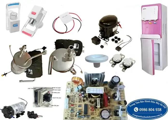 Kiểm tra linh kiện cây nước nóng lạnh Nagakawa tại Hà Nội