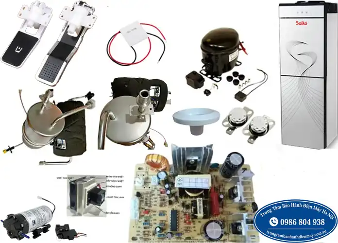 Thay linh kiện cây nước nóng lạnh Saiko tại Hà Nội