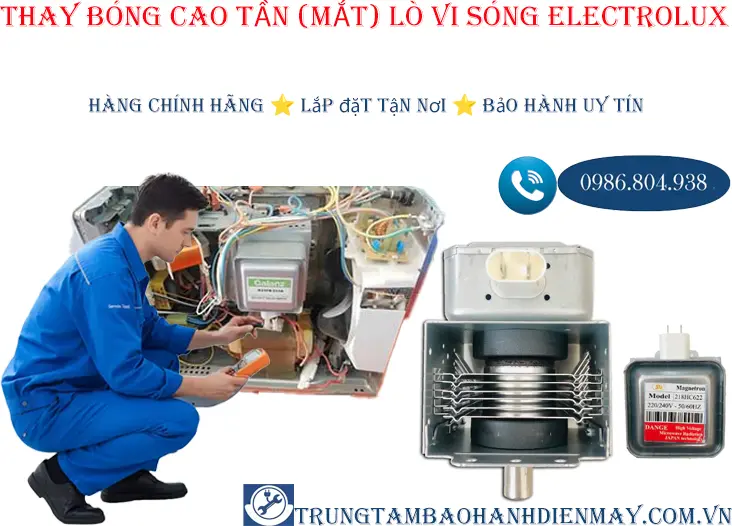 Thay bóng cao tần lò vi sóng Electrolux