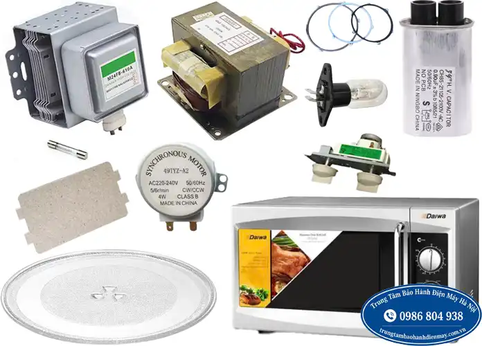 Thay linh kiện lò vi sóng Daiwa tại Hà Nội