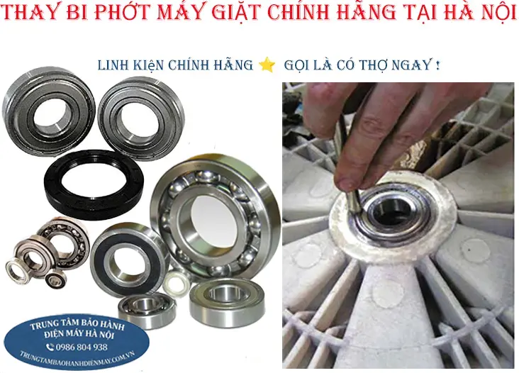 Thay bi phớt máy giặt chính hãng