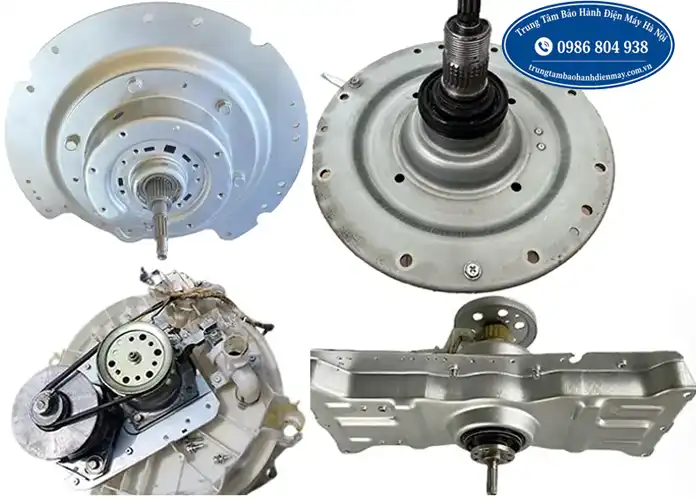 Kiểm tra hộp số máy giặt không vắt