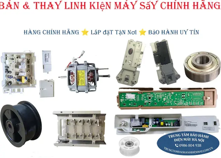 Thay linh kiện máy sấy Bosch chính hãng tại Hà Nội