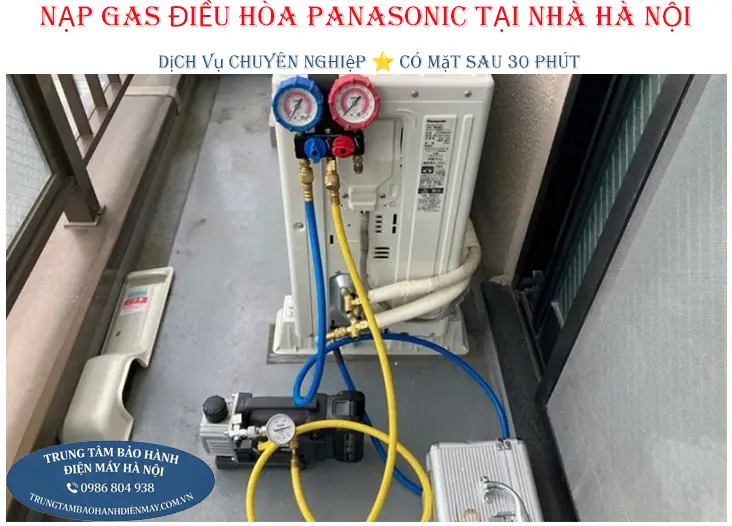 Nạp gas và bảo dưỡng điều hòa Panasonic tận nhà