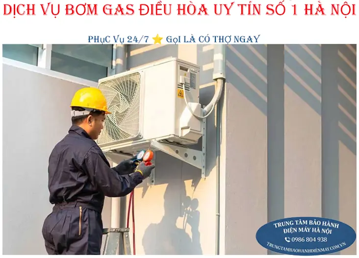 Dịch vụ nạp gas điều hòa tại nhà minh bạch