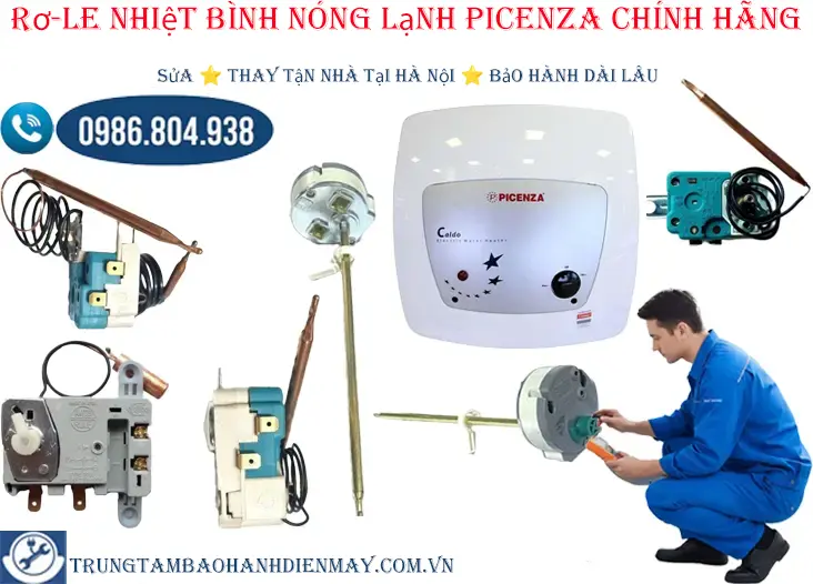 Thay rơ-le bình nóng lạnh Picenza chính hãng