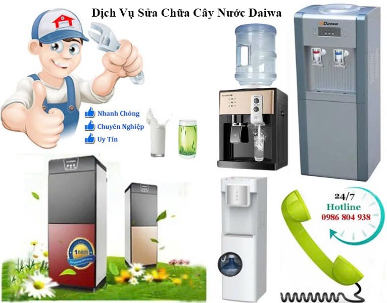 Sửa cây nước nóng lạnh Daiwa tại Hà Nội
