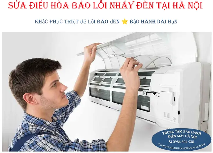 Sửa điều hòa nháy đèn báo lỗi tại Hà Nội