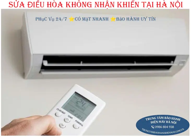 Sửa điều hòa không nhận khiển tại Hà Nội