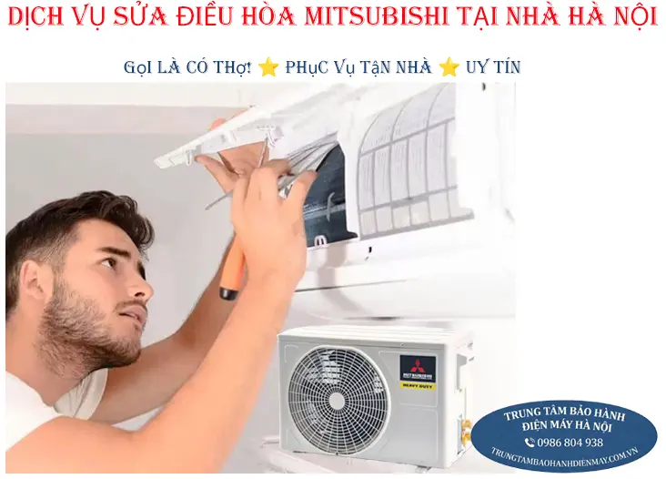 Thợ sửa điều hòa Mitsubishi tại Hà Nội
