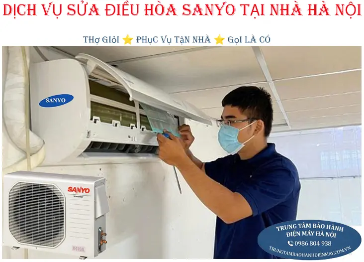 Thợ sửa điều hòa Sanyo tận nhà tại Hà Nội