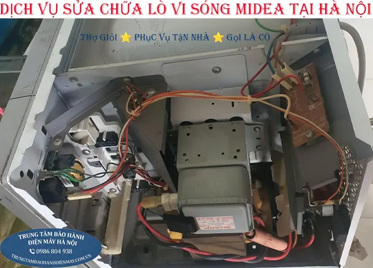 Dịch vụ sửa chữa lò vi sóng Midea tại nhà khu vực Hà Nội
