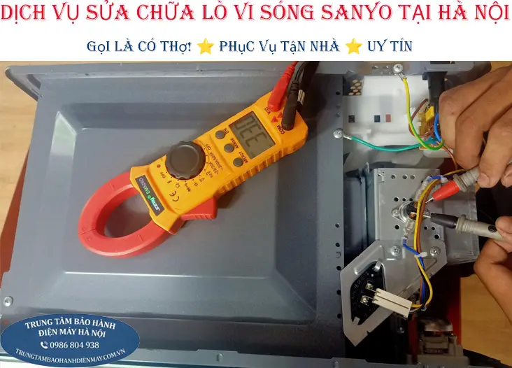 Dịch vụ sửa chữa lò vi sóng Sanyo tại nhà khu vực Hà Nội